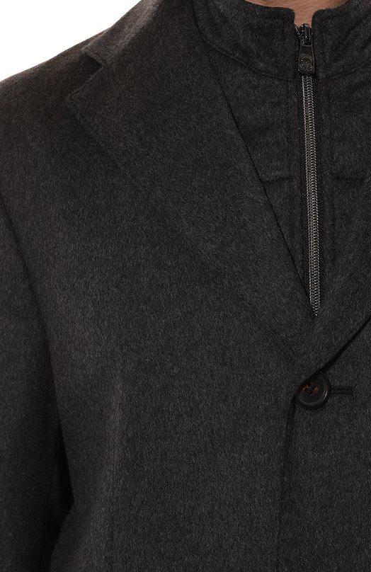Шерстяное пальто Corneliani 941508-9412321 Серый  941508-9412321 Фото 5