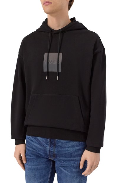 Хлопковое худи HUGO, арт. 50542787, фото 3