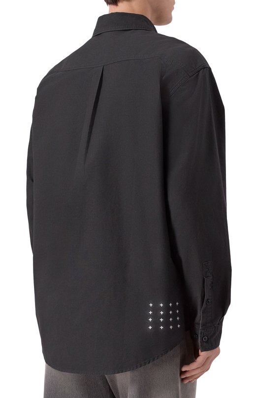 Хлопковая рубашка Ksubi MPF25SH014 Чёрный  MPF25SH014 Фото 4