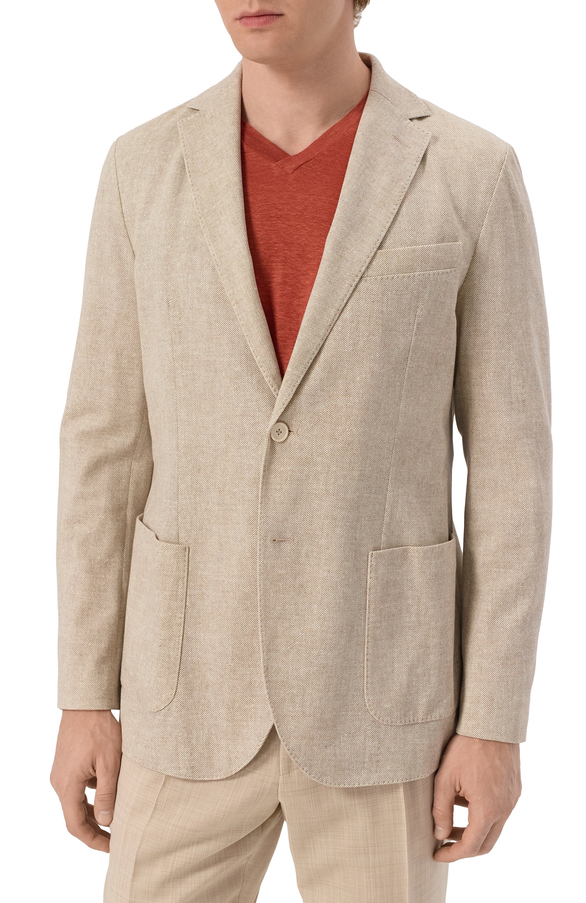 Хлопковый пиджак CIRCOLO 1901, арт. CN4810, фото 5