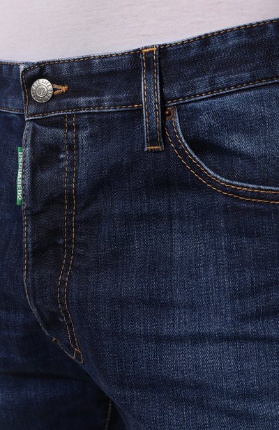 Джинсовые шорты DSQUARED2 синего цвета по цене 49150 руб., арт. S78MU0051/S30819, фото 5 Джинсовые шорты DSQUARED2, арт. S78MU0051/S30819, фото 5