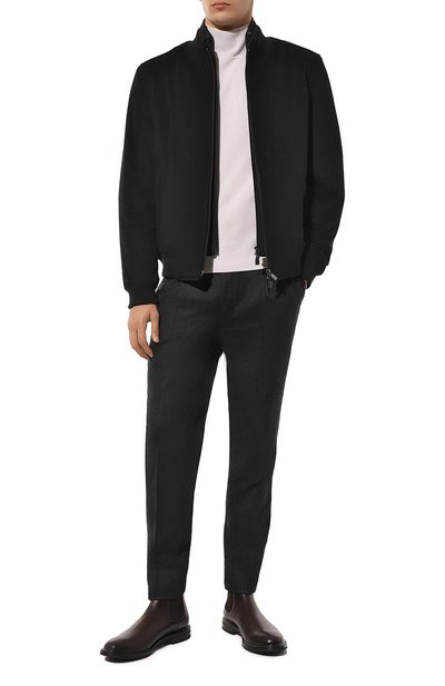 Шерстяной бомбер CORNELIANI, арт. 92L5R1-3820149, фото 2