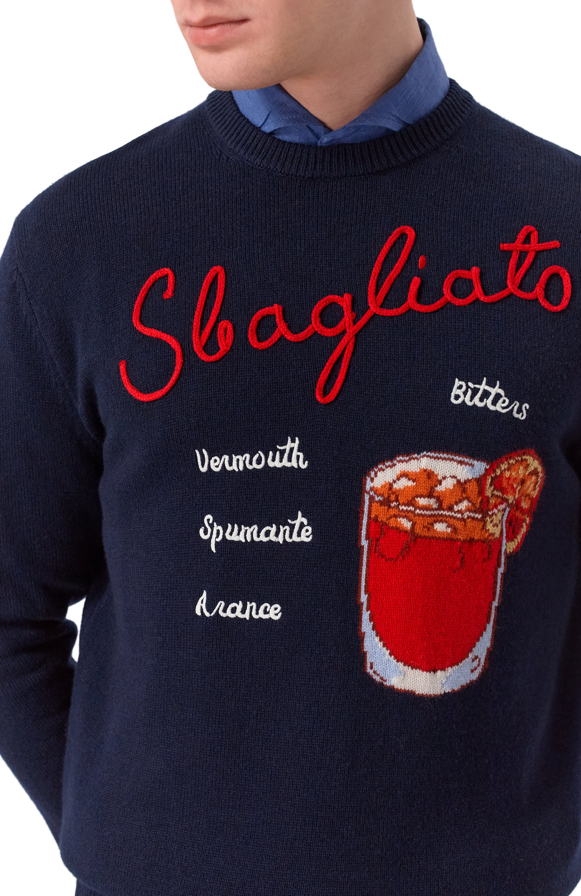 Джемпер из шерсти и вискозы MC2 SAINT BARTH, арт. HER0001-00322I/HER0N, фото 5