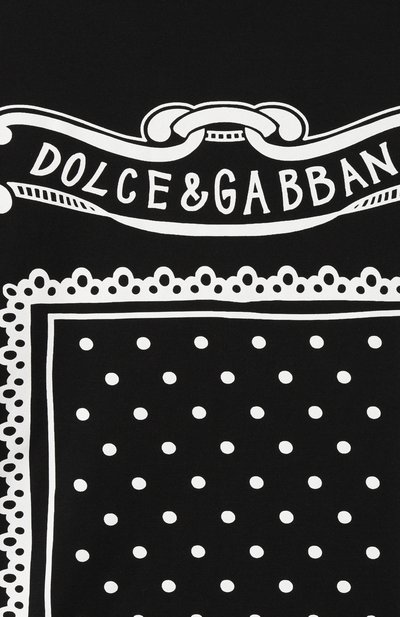 Хлопковая футболка DOLCE & GABBANA, арт. L4JTHV/G70K4/8-14, фото 3