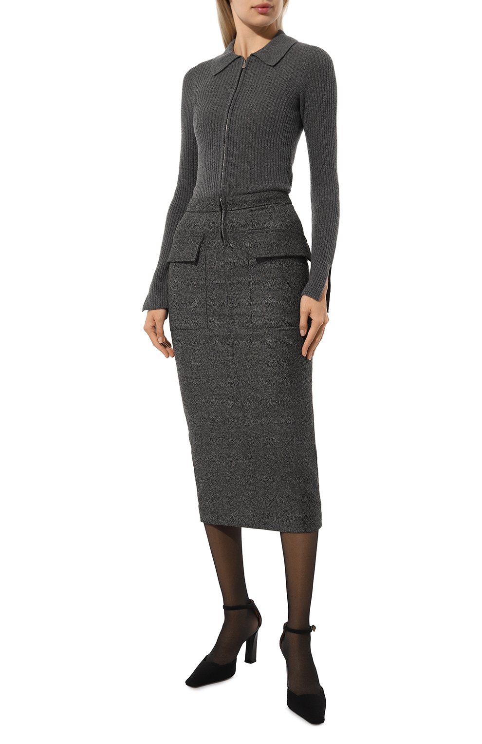 Платье из вискозы и шерсти PINKO, арт. 104235/A25M, фото 3