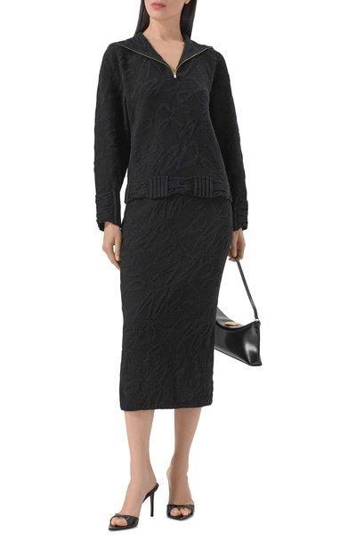 Юбка из хлопка и вискозы AND THE BRAND черного цвета по цене 45920 руб., арт. S26-SK052-0704-900, фото 2 Юбка из хлопка и вискозы AND THE BRAND, арт. S26-SK052-0704-900, фото 2