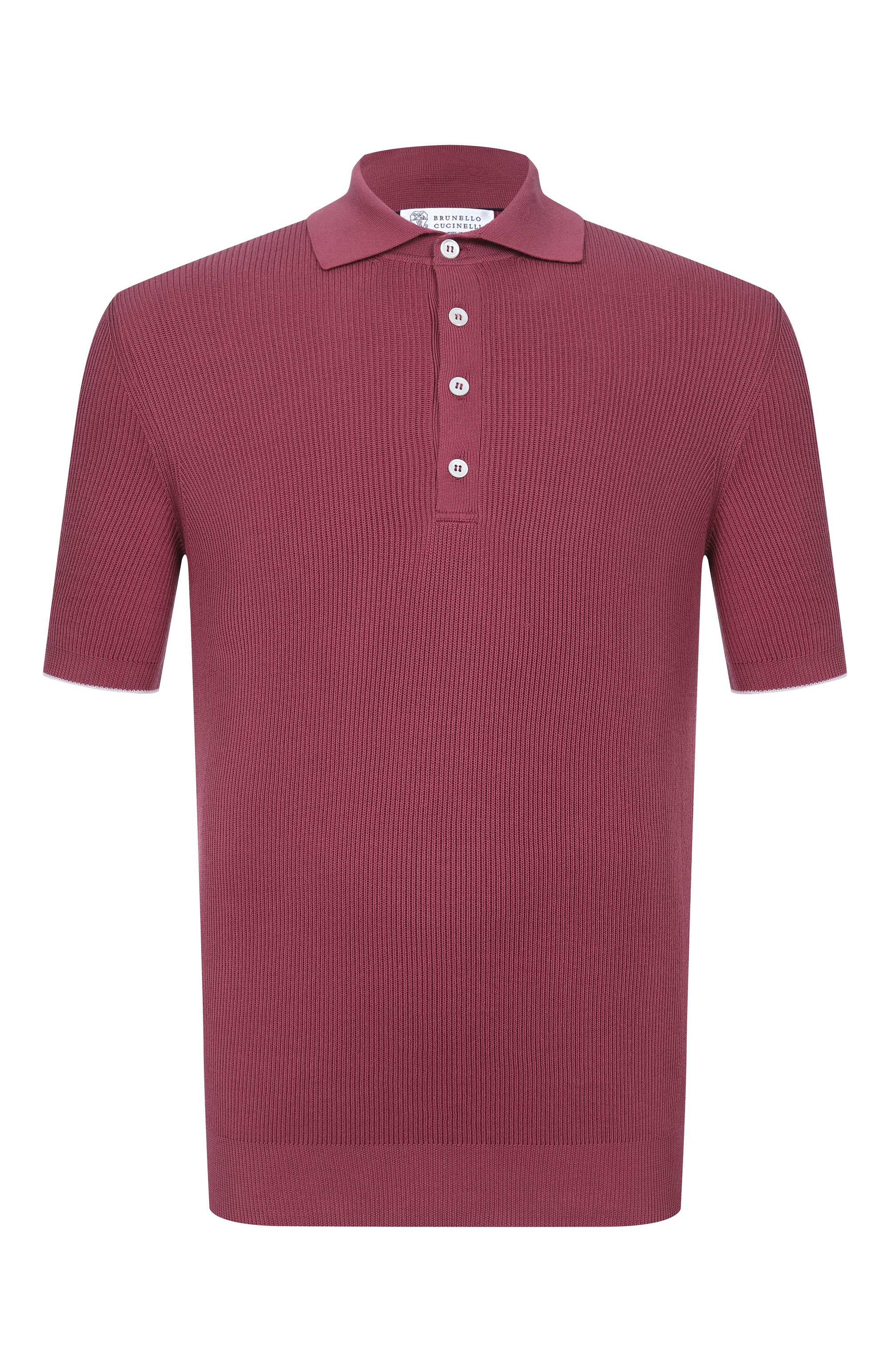 Хлопковое поло BRUNELLO CUCINELLI, арт. M29400025, фото 1