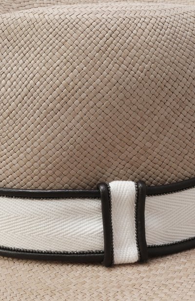 Соломенная шляпа BRUNELLO CUCINELLI, арт. MCAP91013, фото 4