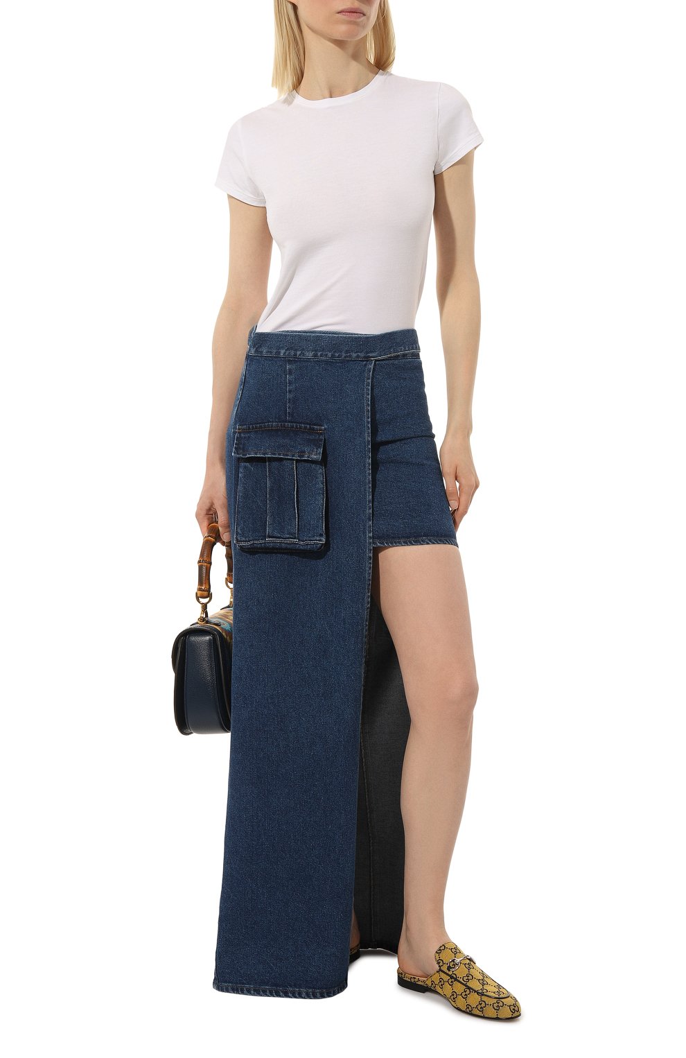 Текстильные сабо princetown gg GUCCI желтого цвета по цене 82080 руб., арт. 663670 9SF10, фото 2 Текстильные сабо princetown gg GUCCI, арт. 663670 9SF10, фото 2