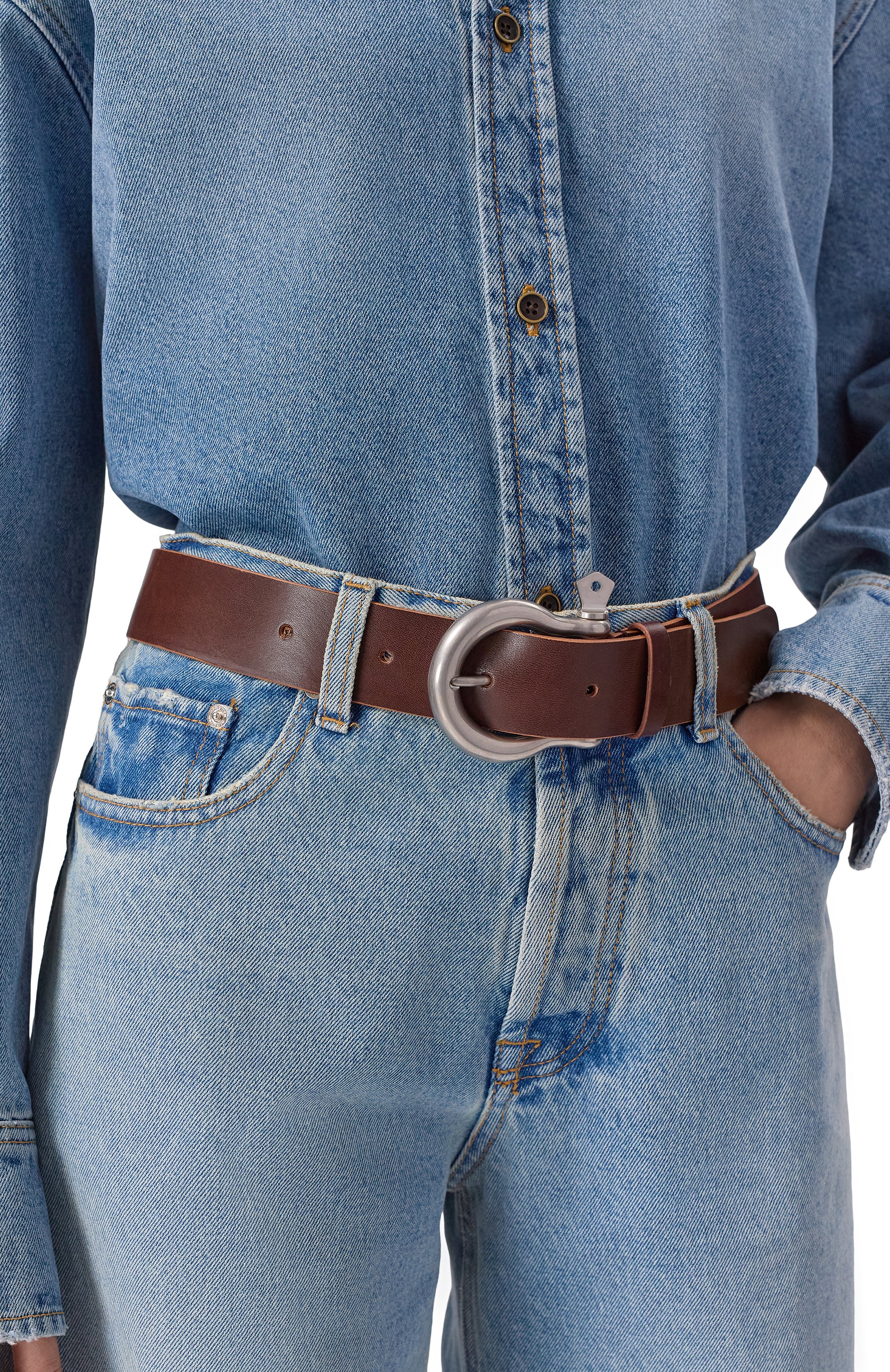 Кожаный ремень PETAR PETROV, арт. F25BB2, фото 2