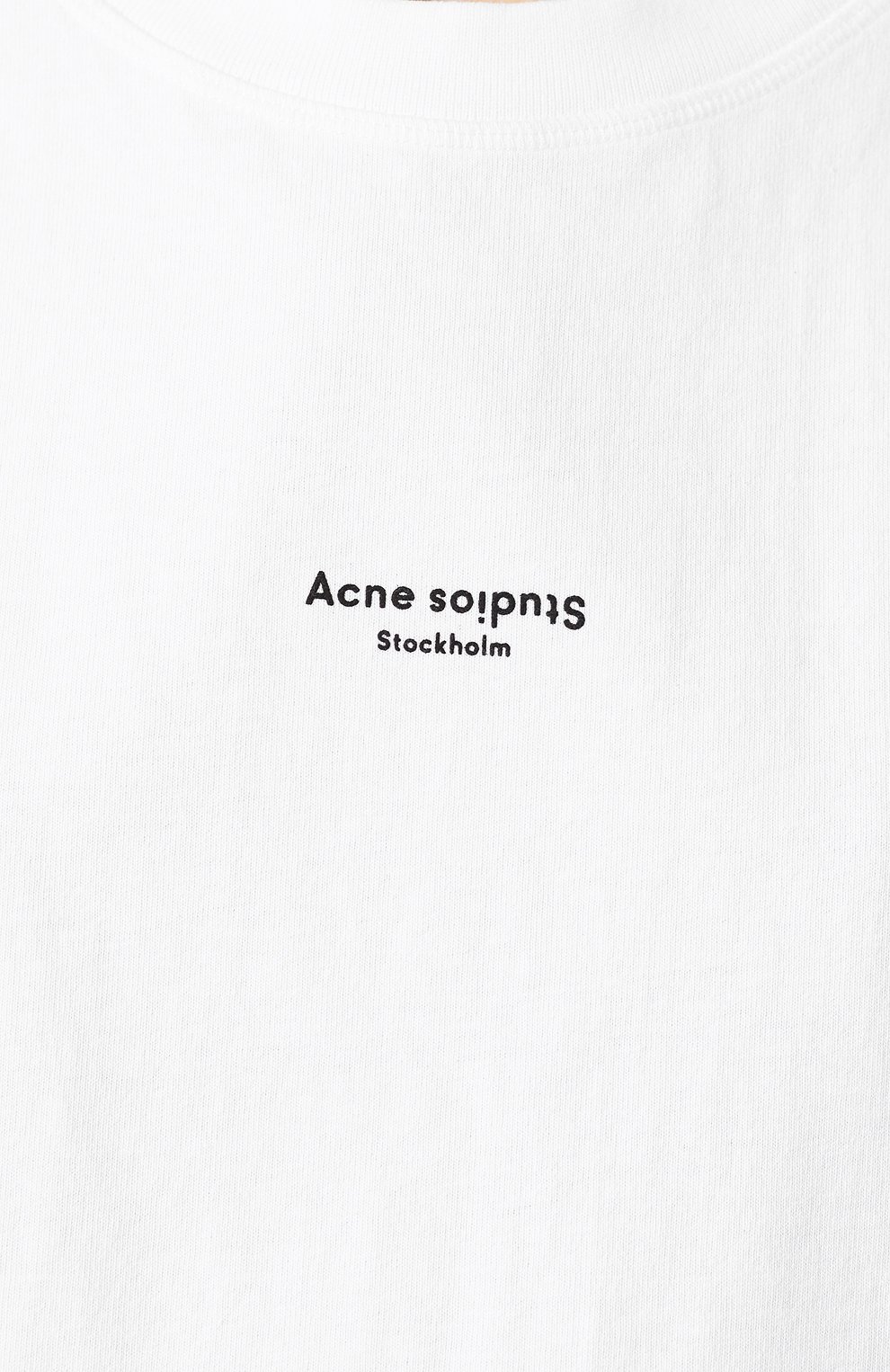 Хлопковая футболка ACNE STUDIOS, арт. AL0135/W, фото 5