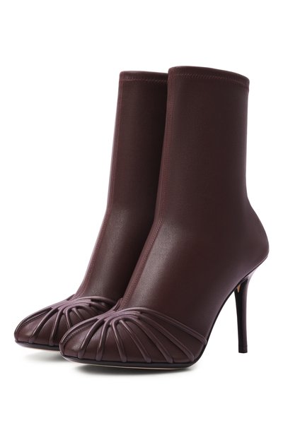Кожаные ботильоны karen 95 ALEVI MILANO, арт. L26S7004.R.1044997/NAPPA STRETCH, фото 1
