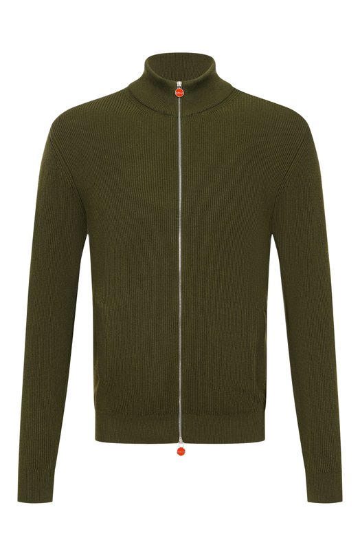 Хлопковый кардиган Kiton UMK0947 Зелёный UMK0947