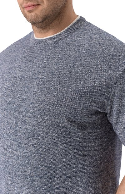 Джемпер изо льна и хлопка PAUL&SHARK, арт. 26411552_001, фото 5