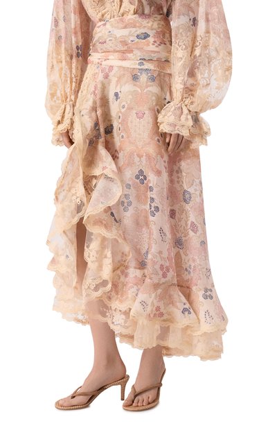 Юбка изо льна и шелка ZIMMERMANN, арт. 7243SC261, фото 3