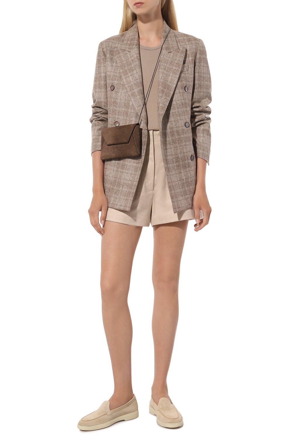 Замшевые лоферы SANTONI, арт. WUYG58856TISNPYL, фото 2