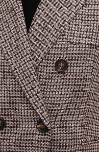 Жакет из льна и шерсти BRUNELLO CUCINELLI, арт. MD4638595, фото 5