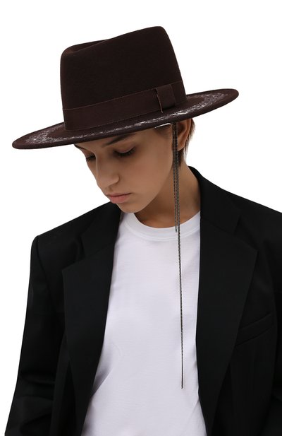 Шляпа drop brown COCOSHNICK HEADDRESS, арт. dropbrown, фото 2