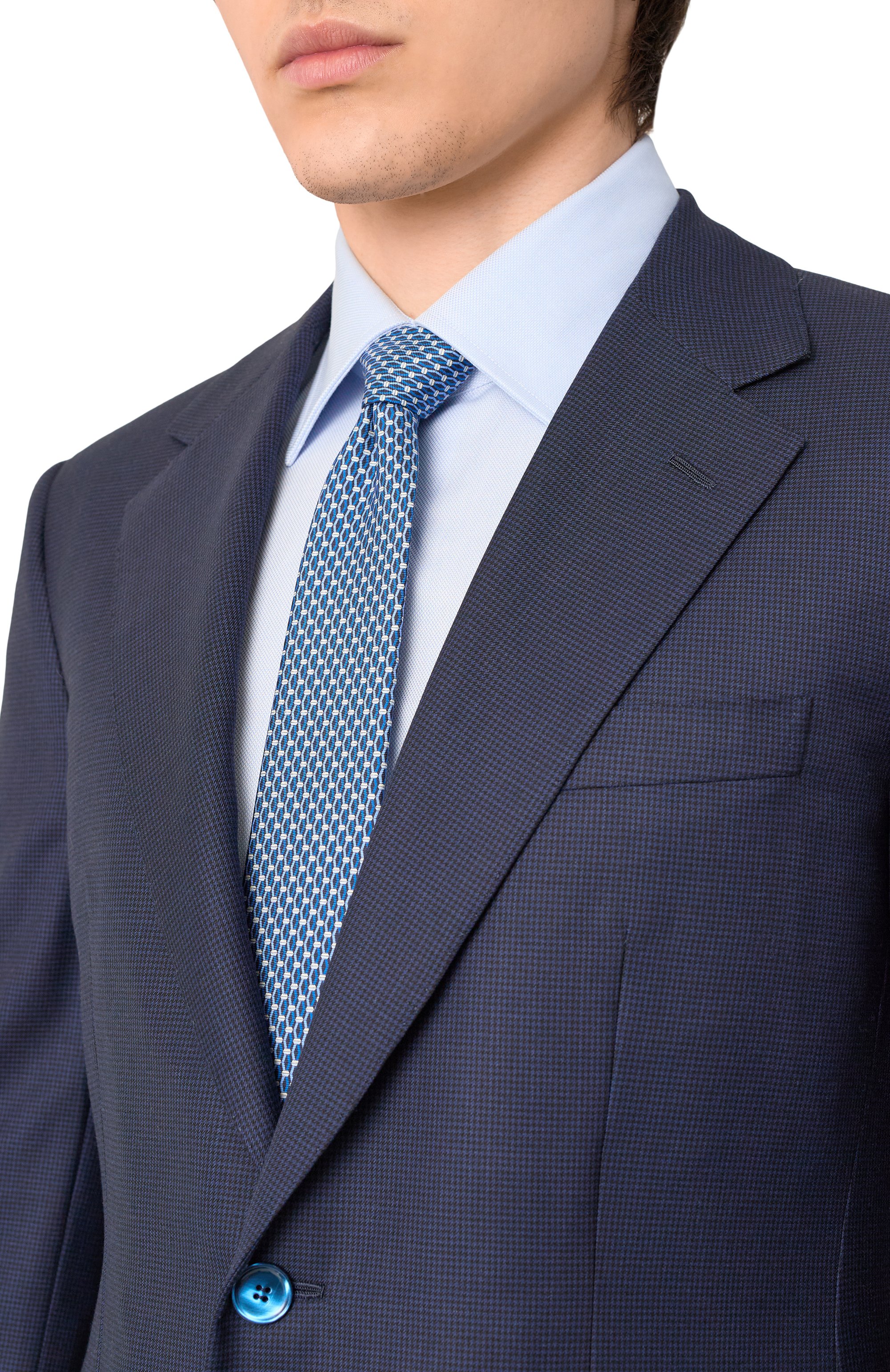 Шелковый галстук CANALI, арт. 18/HS04265, фото 2