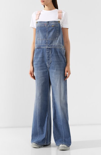 Джинсовый комбинезон ACNE STUDIOS голубого цвета по цене 43500 руб., арт. A20054, фото 3 Джинсовый комбинезон ACNE STUDIOS, арт. A20054, фото 3