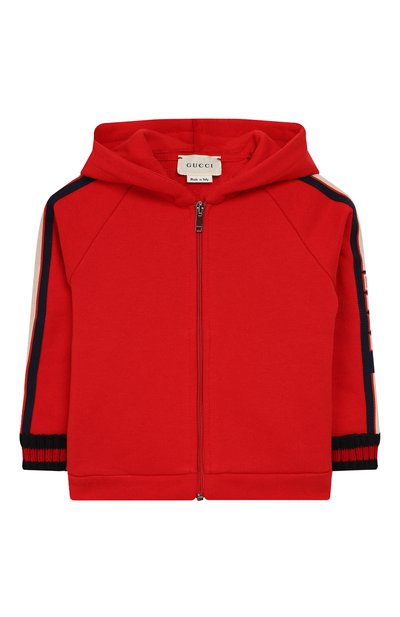 Хлопковая толстовка с капюшоном GUCCI, арт. 533045/X9L52, фото 1