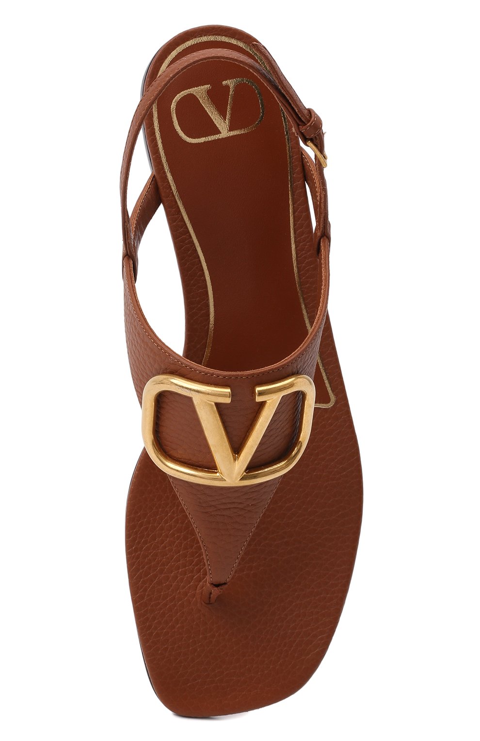 Кожаные сандалии vlogo signature VALENTINO, арт. XW2S0EA7/RZR, фото 6
