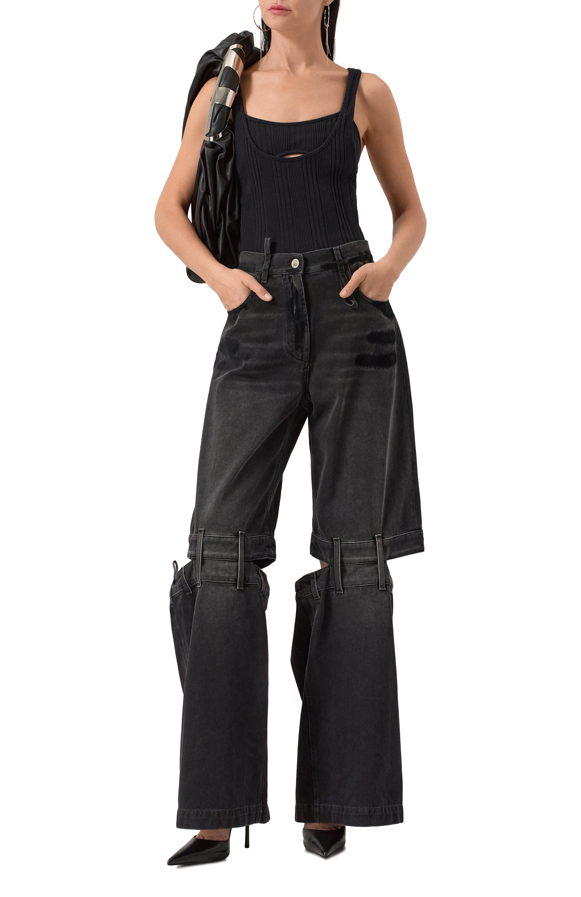 Джинсы THE ATTICO, арт. 248WCP157/D097, фото 2