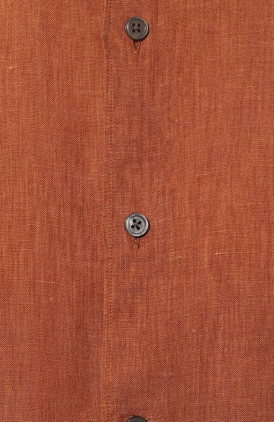 Льняная рубашка ZEGNA, арт. UDX38A7/SCF5, фото 5