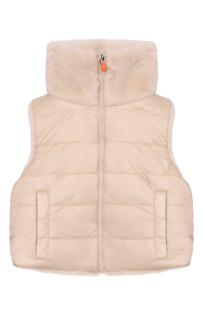 Двусторонний жилет из экомеха SAVE THE DUCK, арт. J82493G/ZENIA/FURY21, фото 3