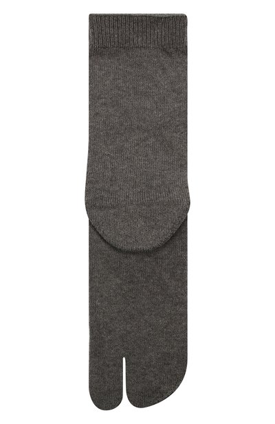 Хлопковые носки MAISON MARGIELA темно-серого цвета по цене 10800 руб., арт. S51TL0042/S17264, фото 3 Хлопковые носки MAISON MARGIELA, арт. S51TL0042/S17264, фото 3