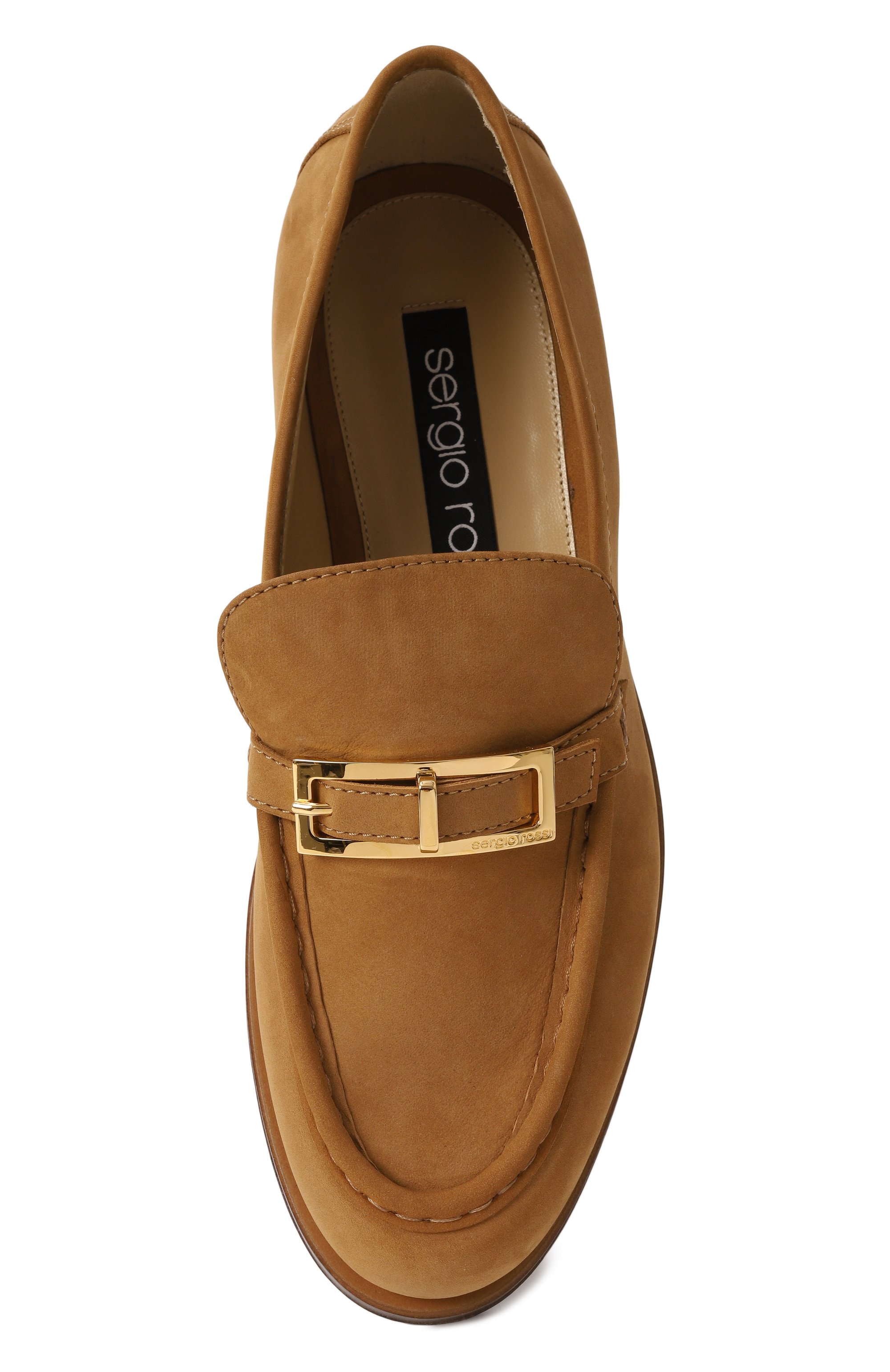 Замшевые лоферы sr nora SERGIO ROSSI, арт. B00080/MMVM01, фото 6