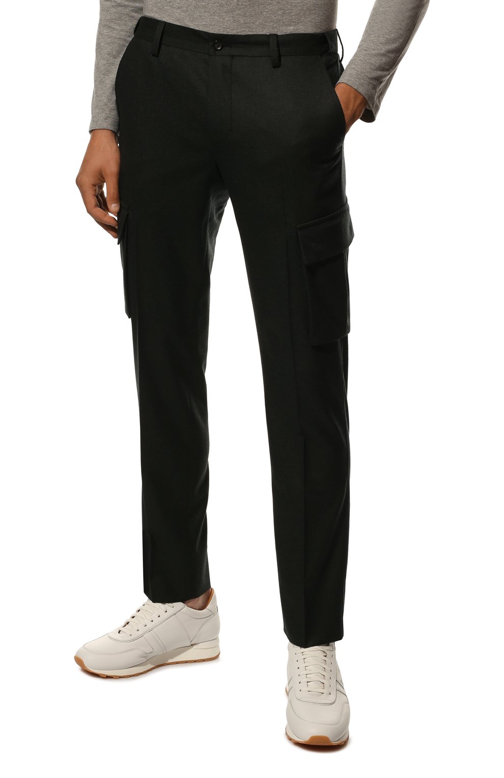 Шерстяные брюки-карго CORNELIANI, арт. 904L02-2818111/00, фото 3