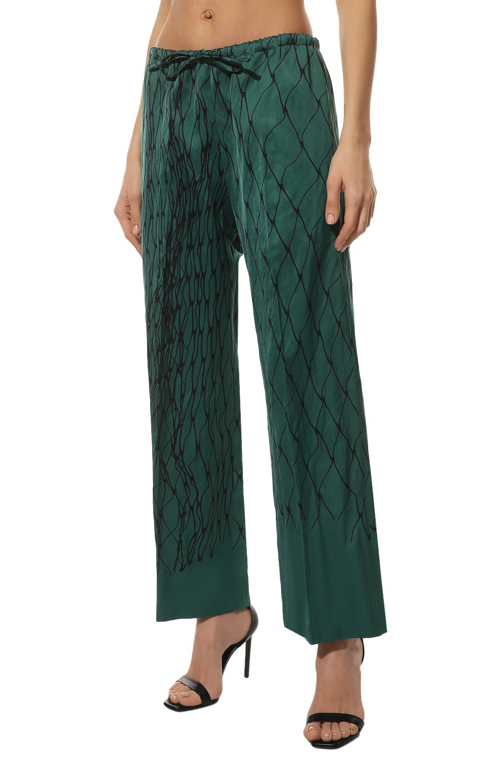Брюки из вискозы и хлопка DRIES VAN NOTEN, арт. 221-010967-4324, фото 3