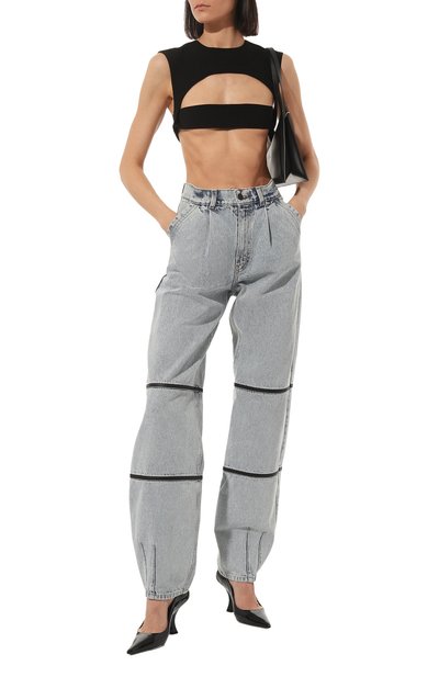 Джинсы THE MANNEI голубого цвета по цене 51600 руб., арт. ER0S, фото 2 Джинсы THE MANNEI, арт. ER0S, фото 2