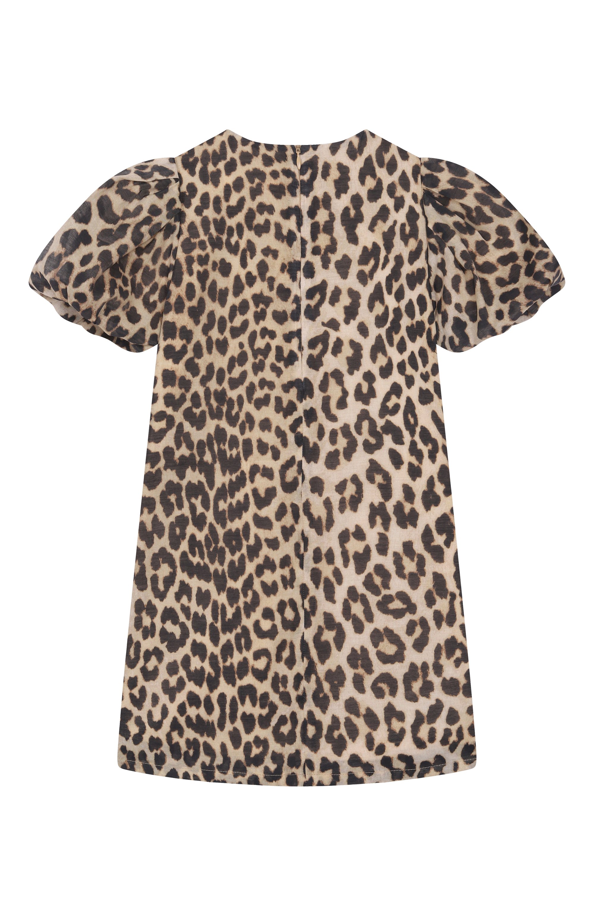 Хлопковое платье ELLYME леопардового цвета по цене 18900 руб., арт. 00288, фото 2 Хлопковое платье ELLYME, арт. 00288, фото 2