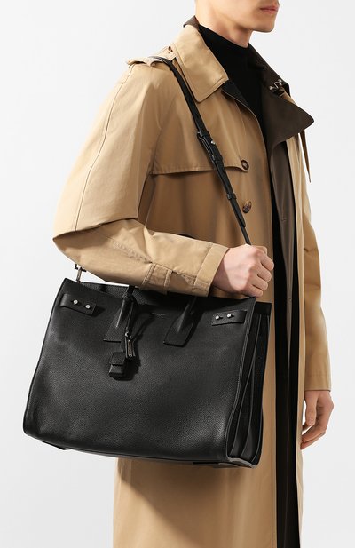 Кожаная сумка-тоут sac de jour SAINT LAURENT, арт. 478167/DTI0E, фото 5