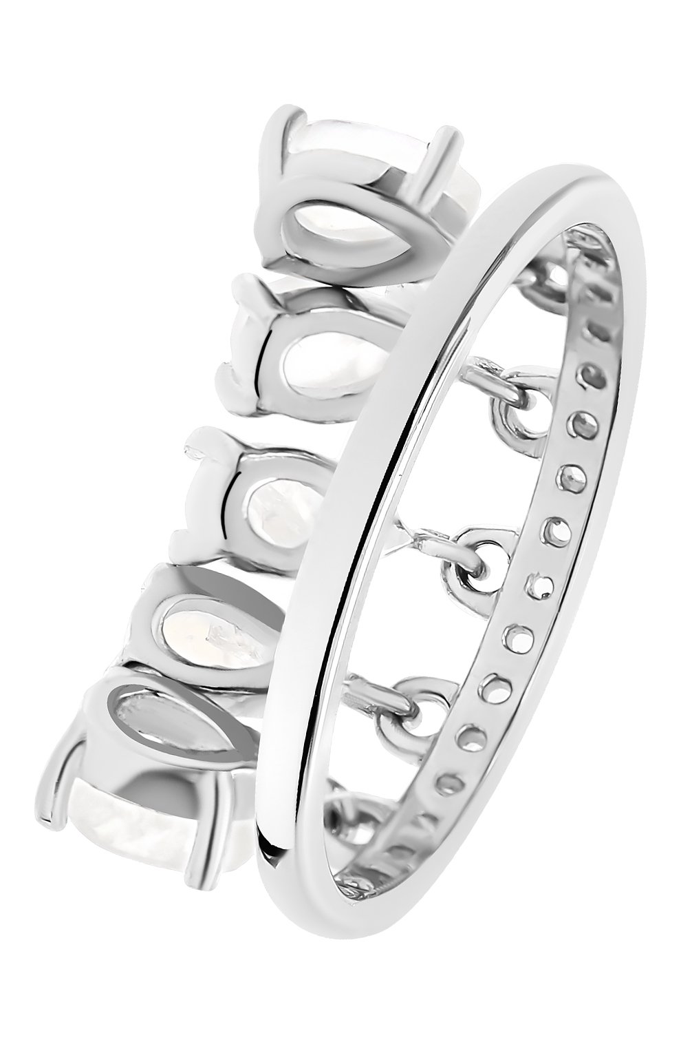 Кольцо water с лунными камнями MOONKA, арт. wt-tr-mns, фото 3