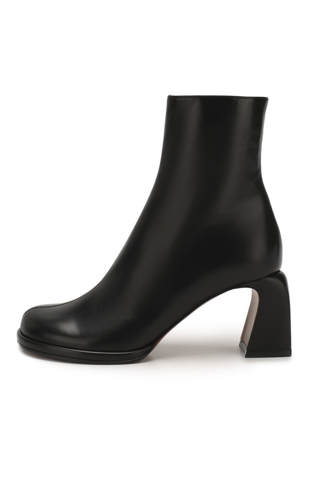 Кожаные ботильоны chae MANU ATELIER черного цвета по цене 69950 руб., арт. 2019044, фото 3 Кожаные ботильоны chae MANU ATELIER, арт. 2019044, фото 3