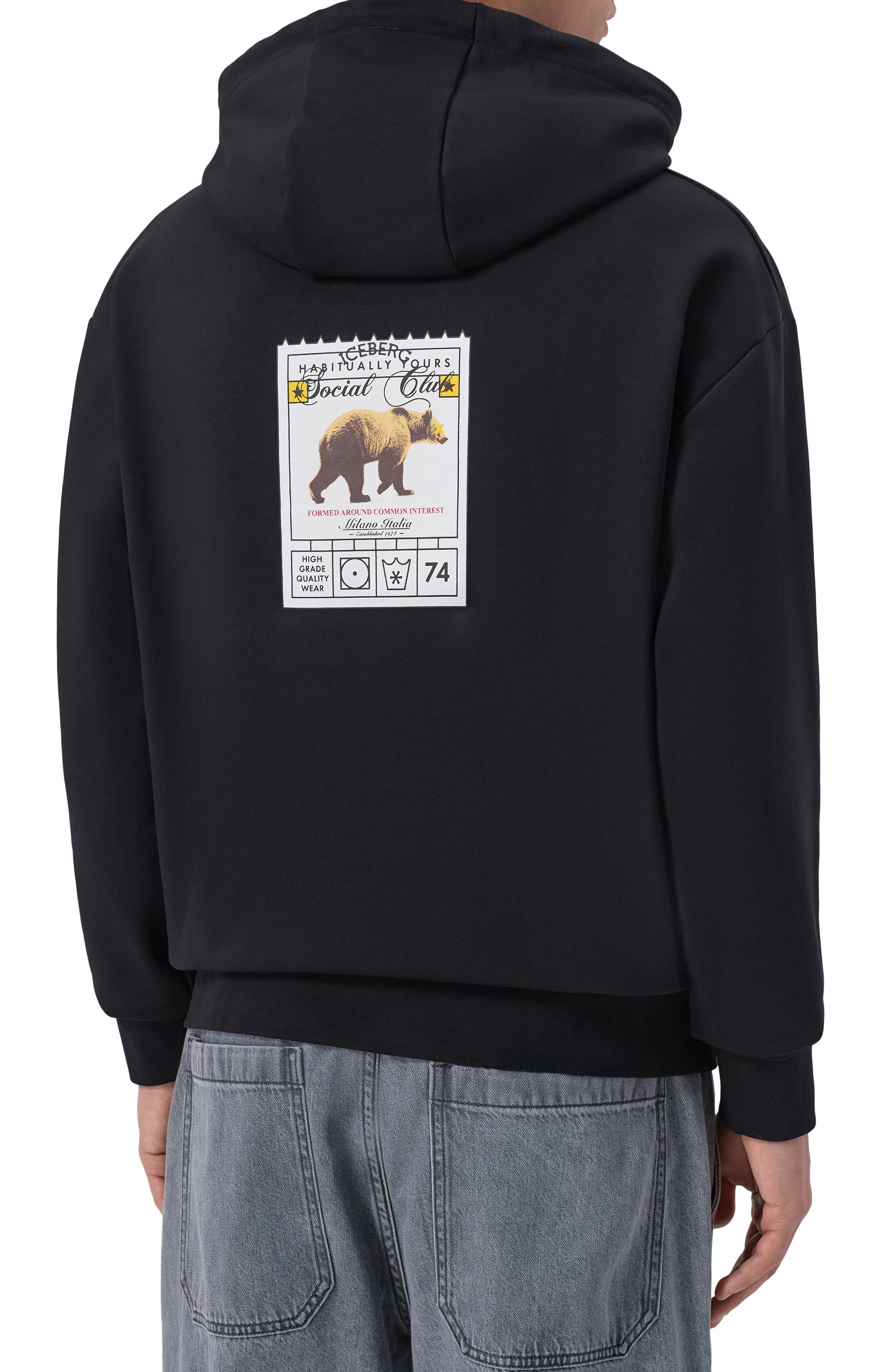 Хлопковое худи ICEBERG, арт. E062/630A, фото 4