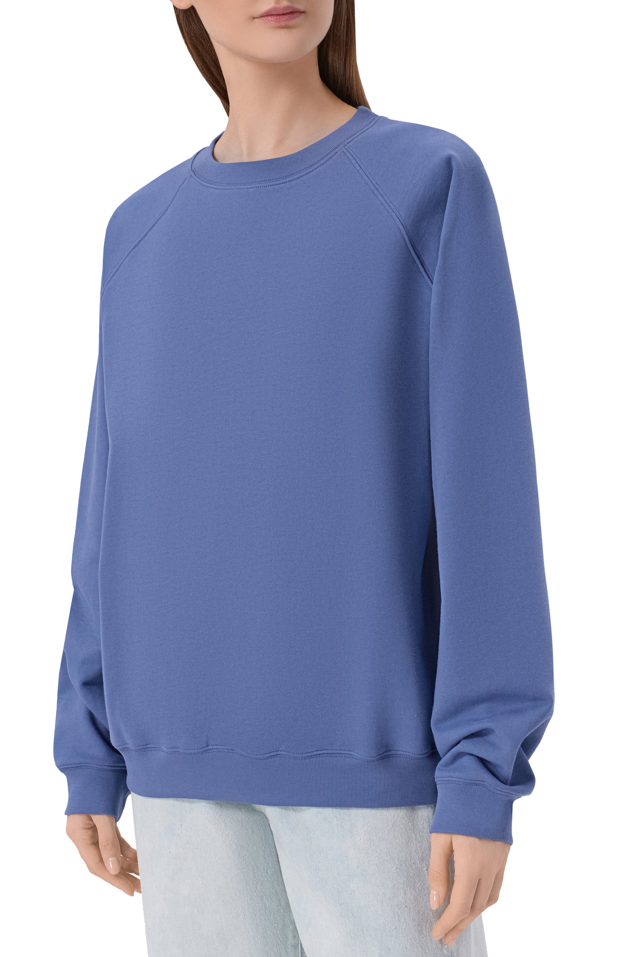 Хлопковый свитшот PERVERT синего цвета по цене 23000 руб., арт. PE26/SW01/41-02, фото 3 Хлопковый свитшот PERVERT, арт. PE26/SW01/41-02, фото 3