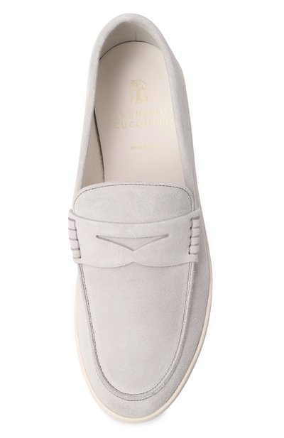 Замшевые пенни-лоферы BRUNELLO CUCINELLI, арт. MZUS0LP312, фото 5