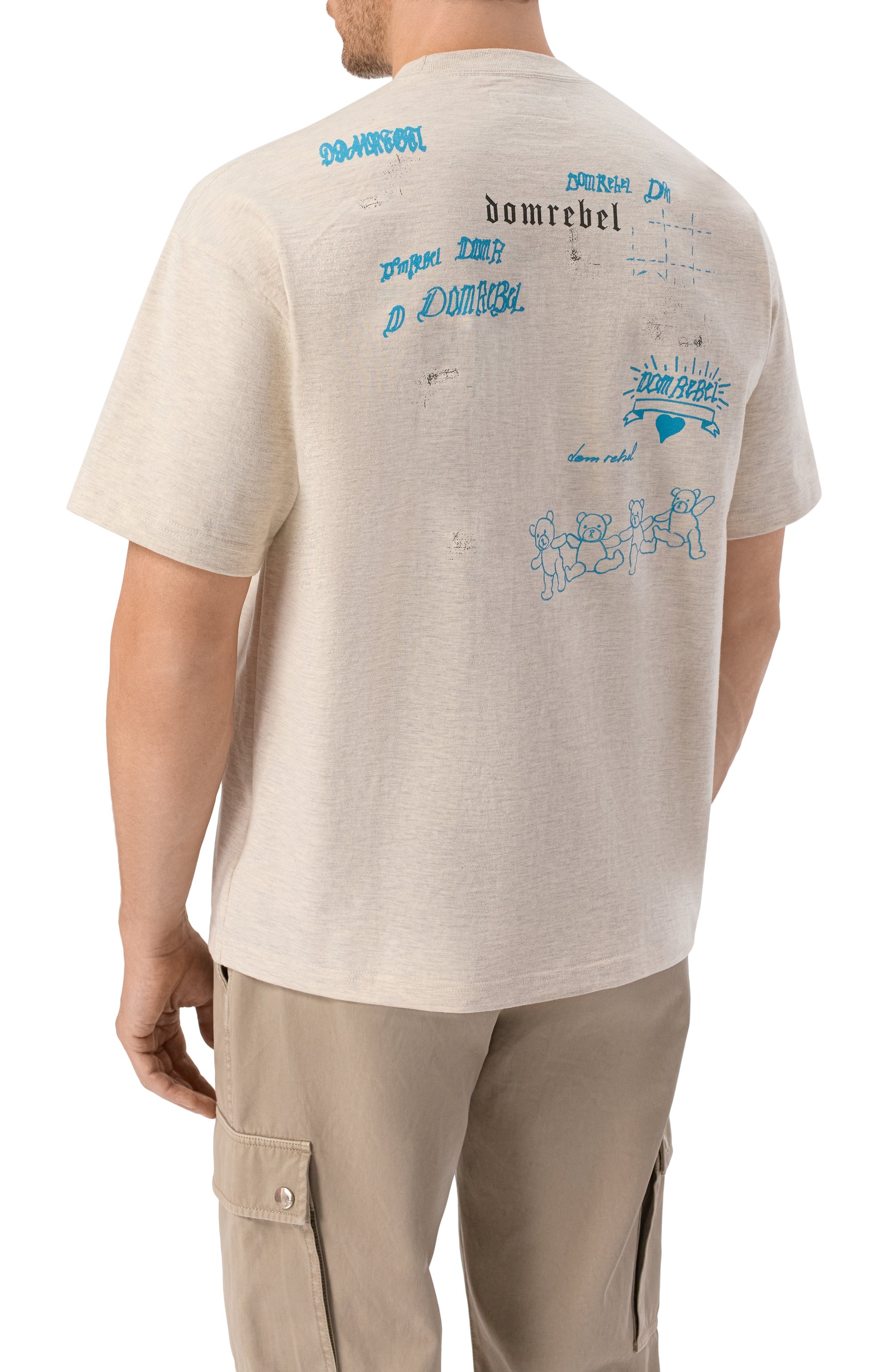 Хлопковая футболка DOMREBEL, арт. M LIL DEV/T-SHIRT, фото 4