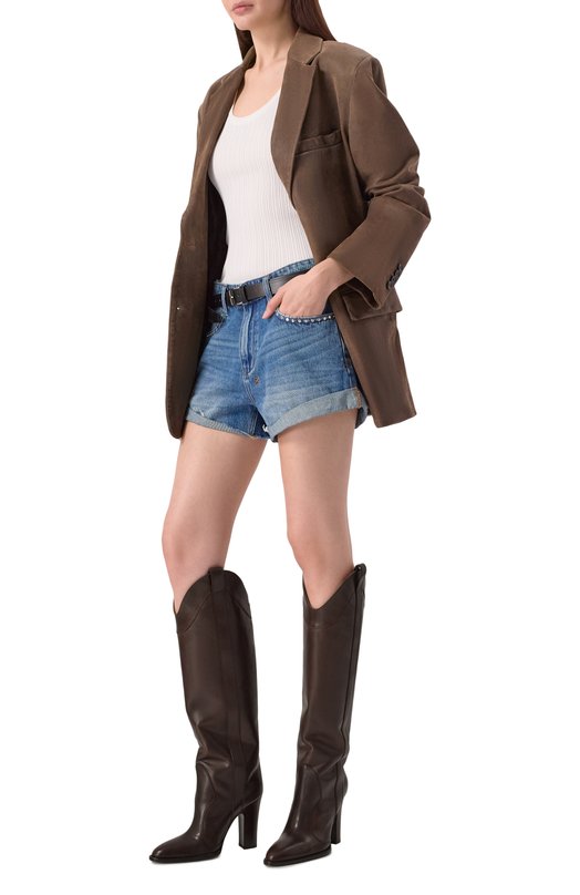 Кожаные сапоги Lavinia 100 Paris Texas PX1810/XLTVT Коричневый  PX1810/XLTVT Фото 3