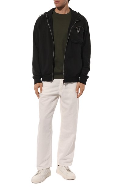 Брюки из хлопка и льна C.P. COMPANY, арт. 14CMPA356A-006273G, фото 2