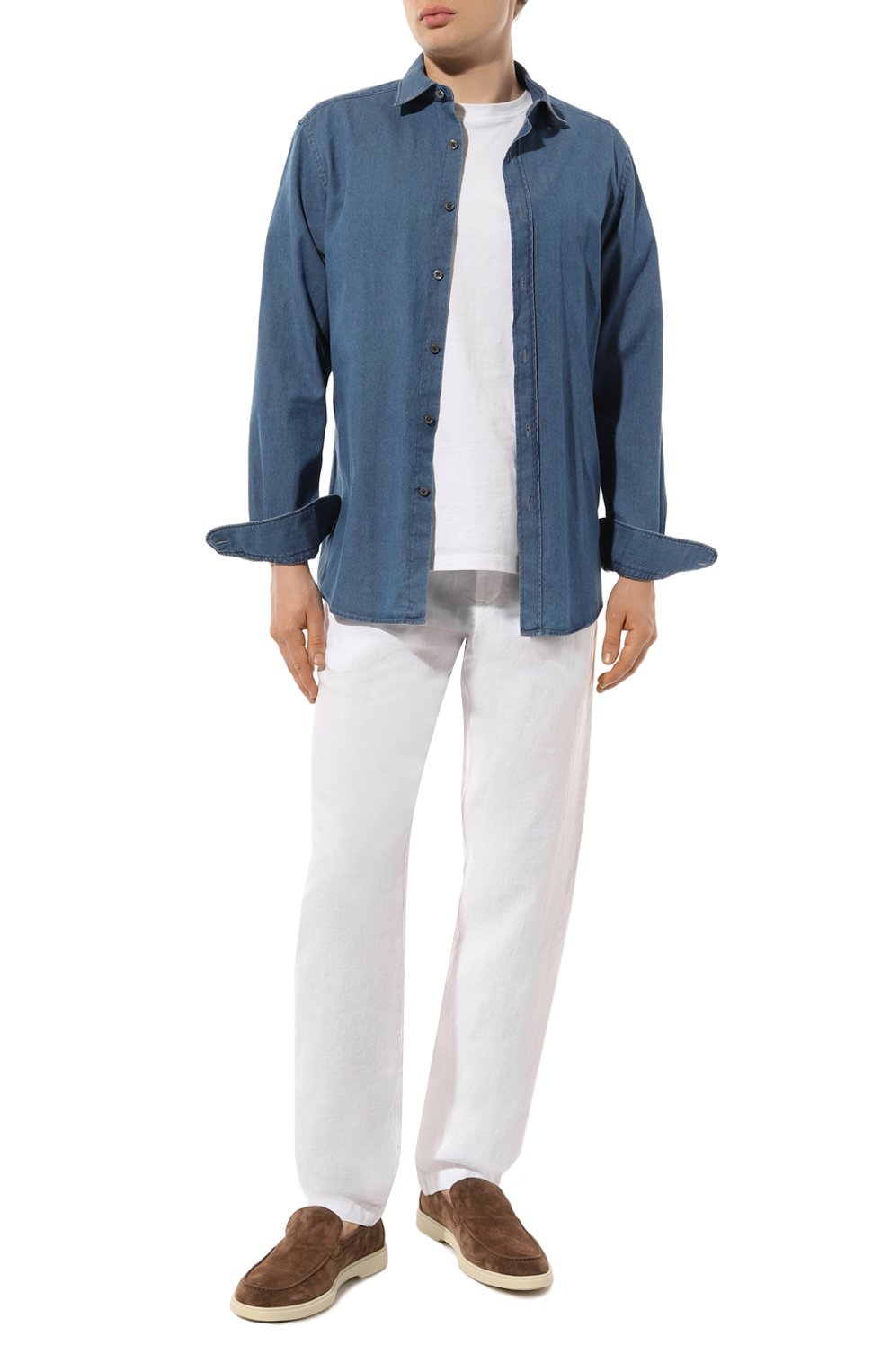 Льняные брюки 120% LINO, арт. 31ALIM299M/0000253/000, фото 2