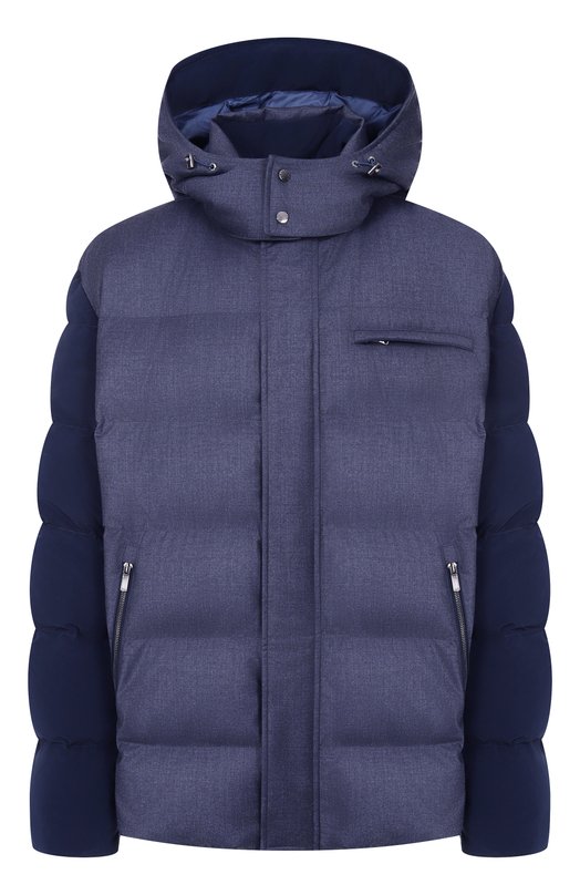 Шерстяной пуховик Paul&Shark 15312712/3XL-6XL Синий 15312712/3XL-6XL