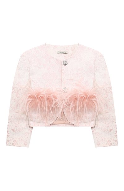 Укороченный жакет из хлопка DESIGNERS CAT, арт. 100000K01000606/10A-12A, фото 1