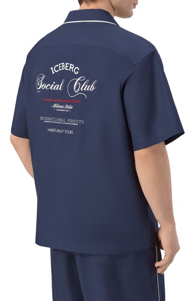 Хлопковая рубашка ICEBERG, арт. G070/0187, фото 4