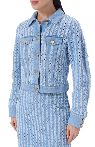 Джинсовая куртка NINA RICCI, арт. 26PDVE012/C01118, фото 3