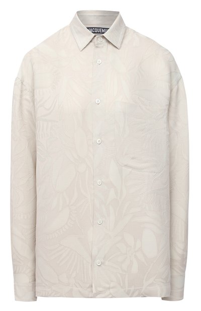 Женская рубашка из вискозы и шелка JACQUEMUS, арт. 203SH01/129144